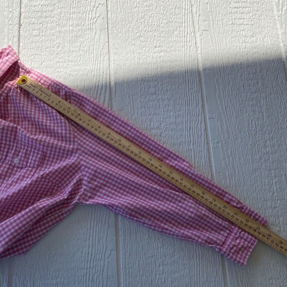 Coral Bay Button Up Shirt L Pink Floral Bull Skull Embroidered Western Cowgirl - Picture 13 of 15